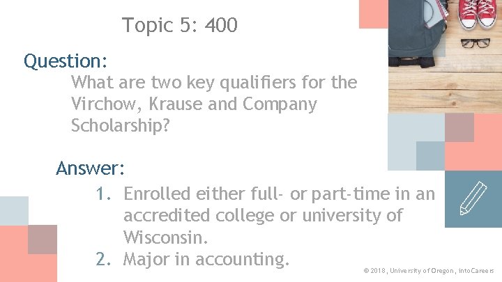 Topic 5: 400 Question: What are two key qualifiers for the Virchow, Krause and