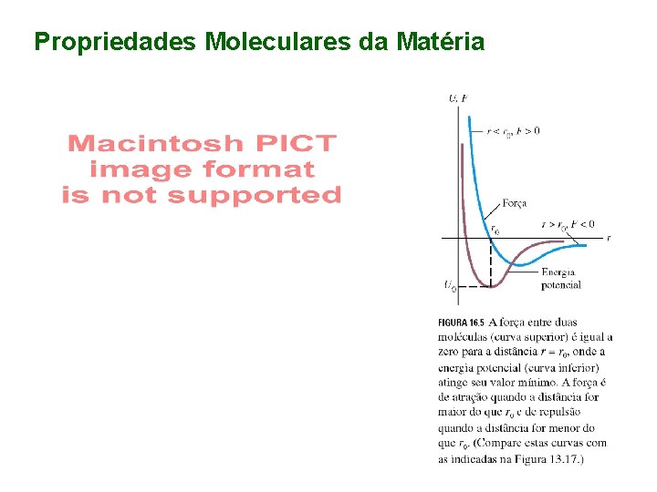Propriedades Moleculares da Matéria 