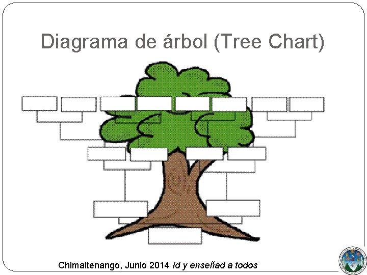 Diagrama de árbol (Tree Chart) Chimaltenango, Junio 2014 Id y enseñad a todos 