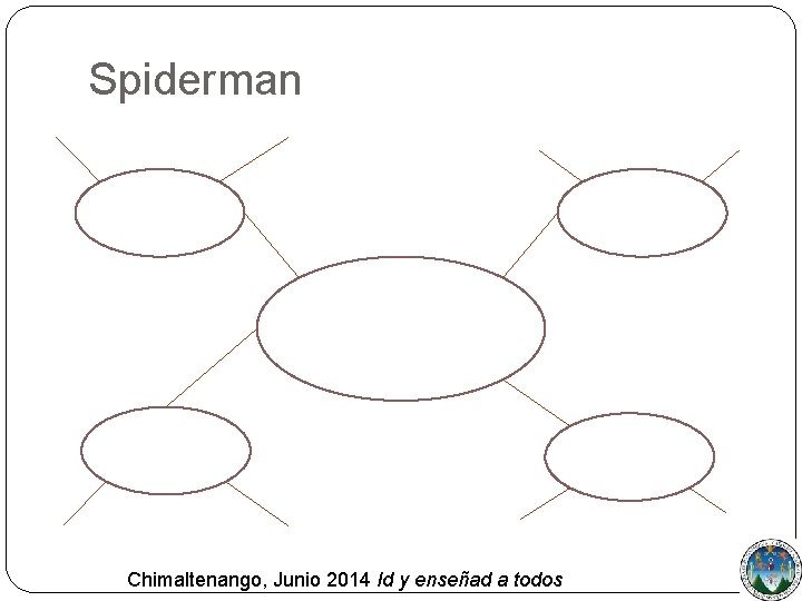 Spiderman Chimaltenango, Junio 2014 Id y enseñad a todos 