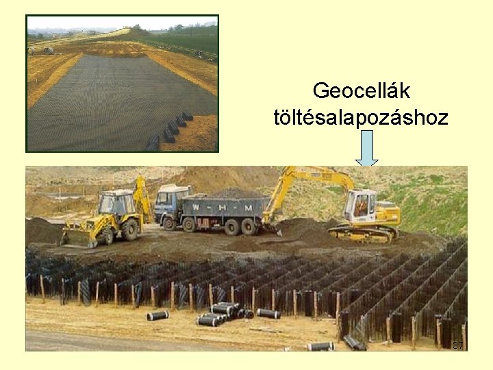 Geocellák töltésalapozáshoz 37 