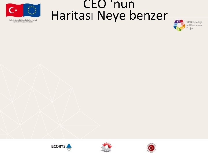 CEO ‘nun Haritası Neye benzer CEO ‘nun Haritası Neye benzer