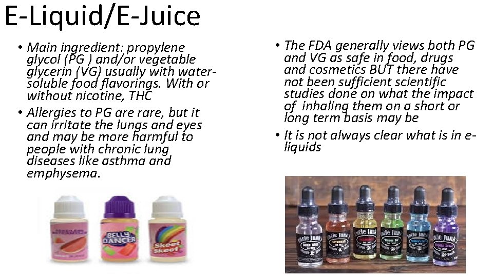 VAPING What is VAPING The act of inhaling