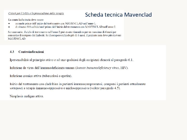 Scheda tecnica Mavenclad Scheda tecnica Mavenclad