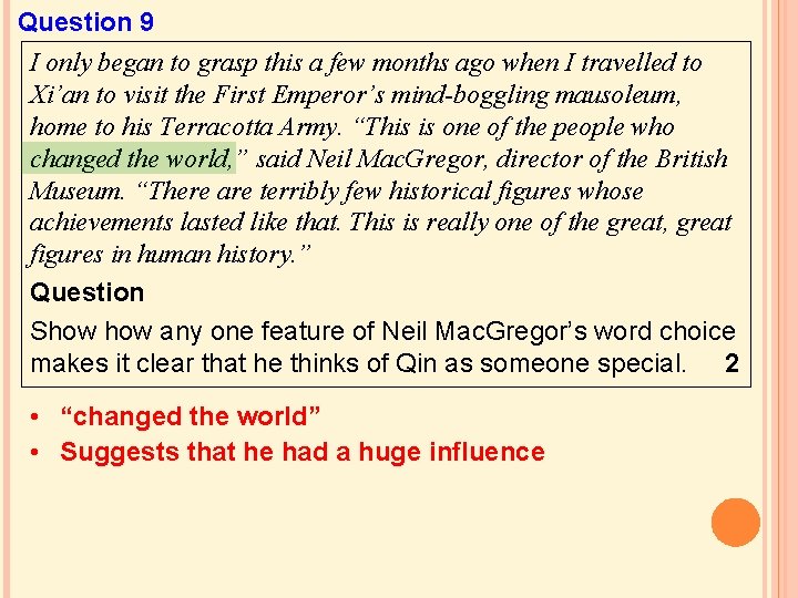 Question 9 I only began to grasp this a few months ago when I Question 9 I only began to grasp this a few months ago when I