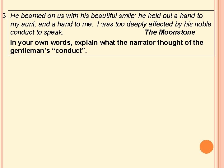 3 He beamed on us with his beautiful smile; he held out a hand 3 He beamed on us with his beautiful smile; he held out a hand