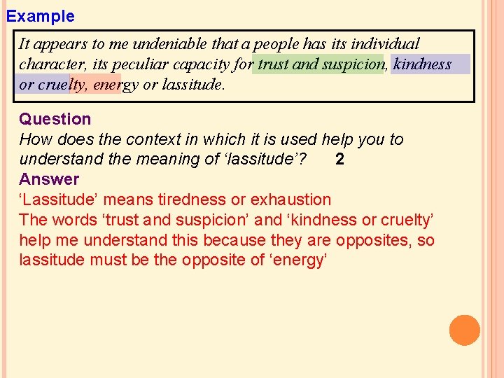 Example It appears to me undeniable that a people has its individual character, its Example It appears to me undeniable that a people has its individual character, its
