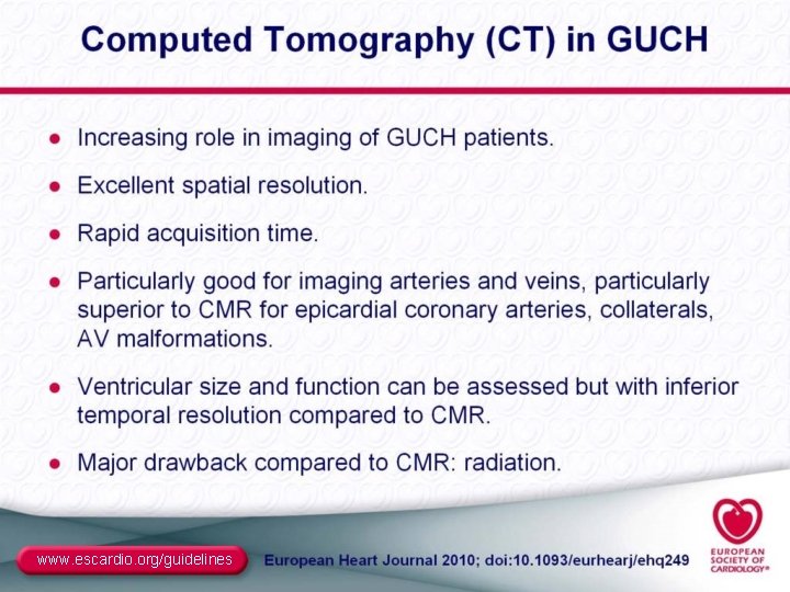 www. escardio. org/guidelines 