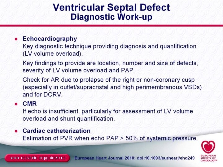 www. escardio. org/guidelines 