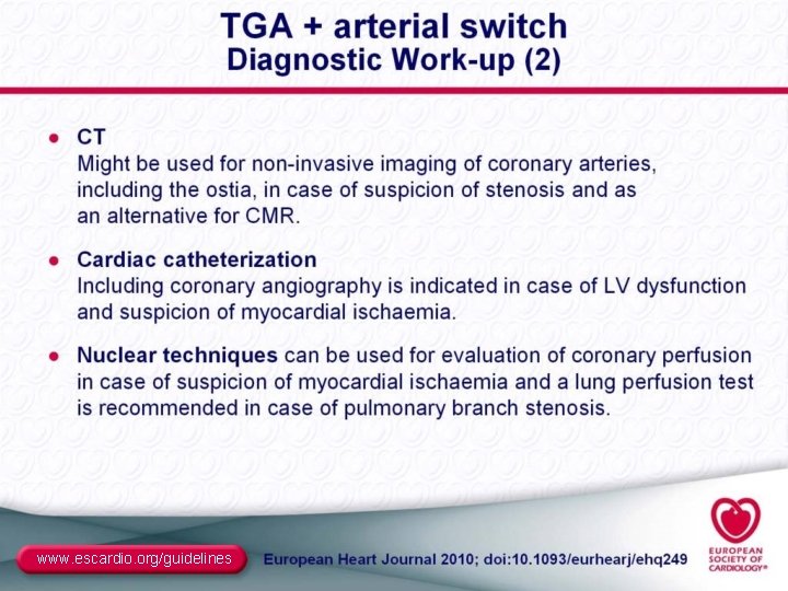 www. escardio. org/guidelines 