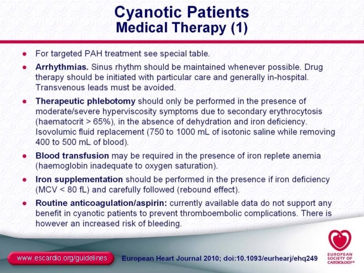 www. escardio. org/guidelines 