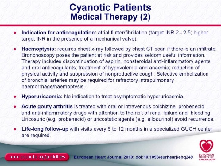 www. escardio. org/guidelines 