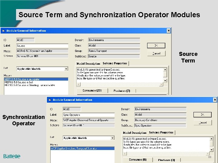 Source Term and Synchronization Operator Modules Source Term Synchronization Operator 22 Source Term and Synchronization Operator Modules Source Term Synchronization Operator 22