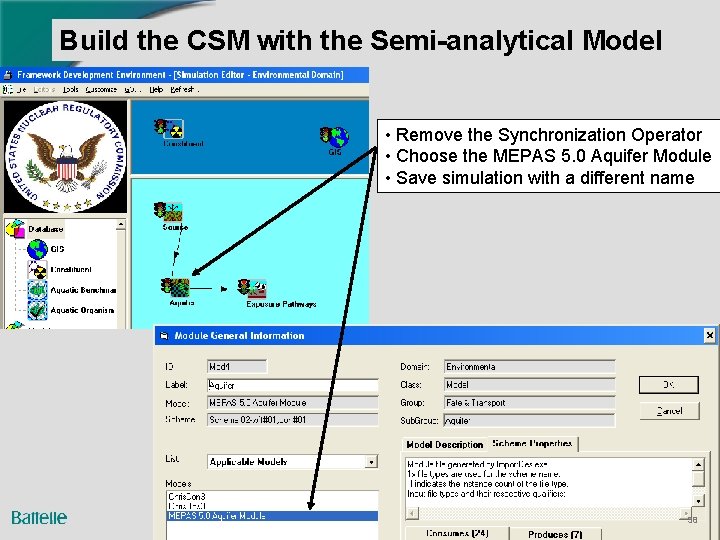Build the CSM with the Semi-analytical Model • Remove the Synchronization Operator • Choose Build the CSM with the Semi-analytical Model • Remove the Synchronization Operator • Choose