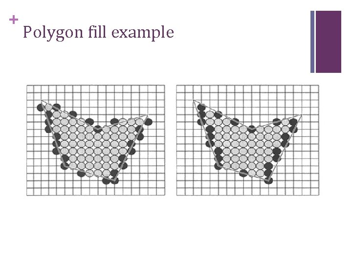 + Polygon fill example 