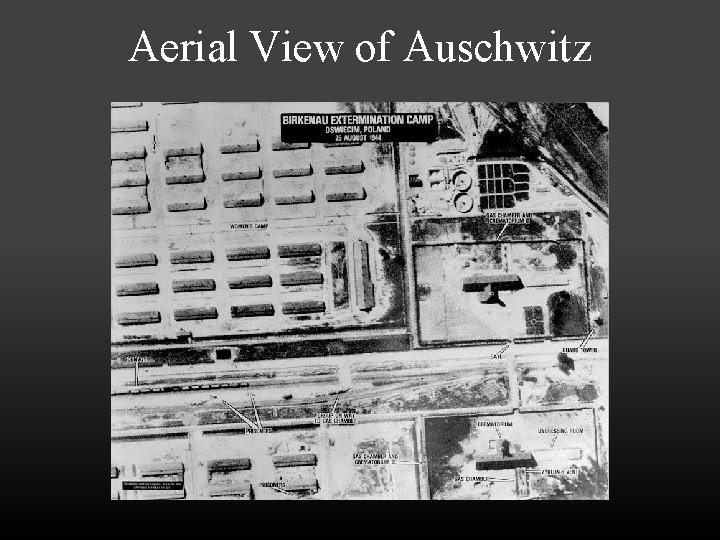 Aerial View of Auschwitz 