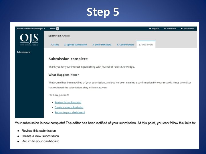 Step 5 