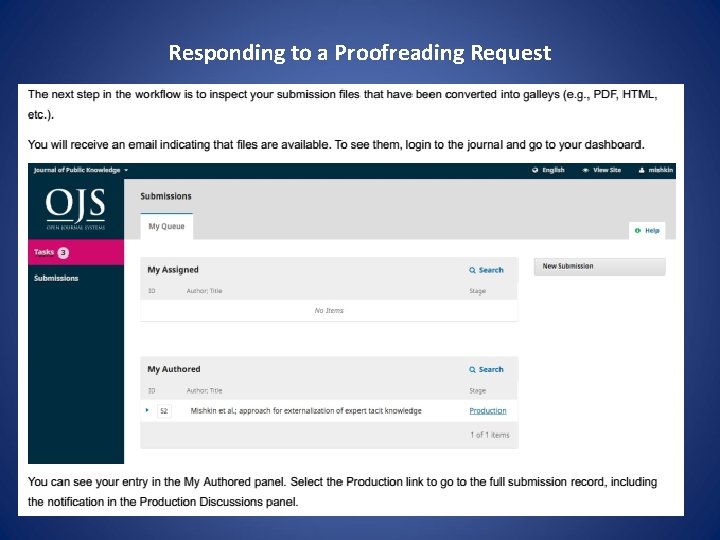 Responding to a Proofreading Request 