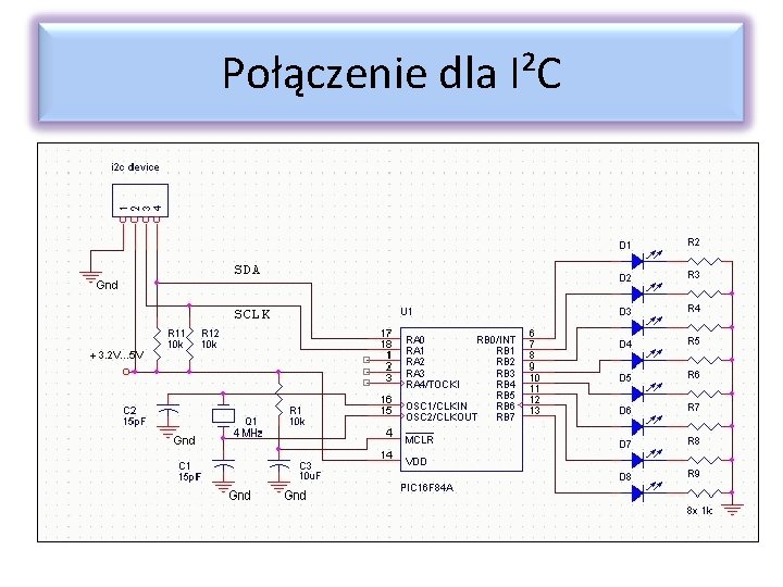 Połączenie dla I²C 