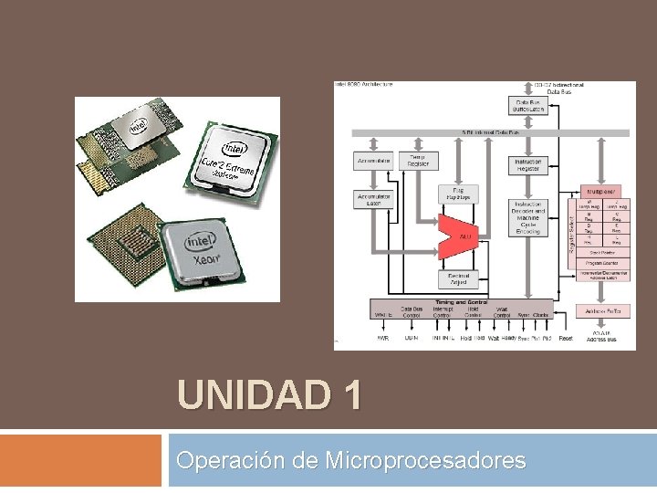 UNIDAD 1 Operación de Microprocesadores 
