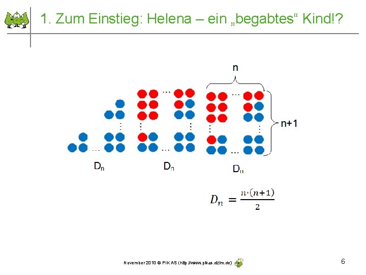 1. Zum Einstieg: Helena – ein „begabtes“ Kind!? November 2010 © PIK AS (http: