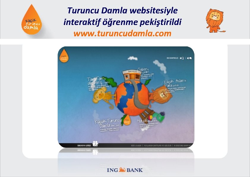 Turuncu Damla websitesiyle interaktif öğrenme pekiştirildi www. turuncudamla. com 