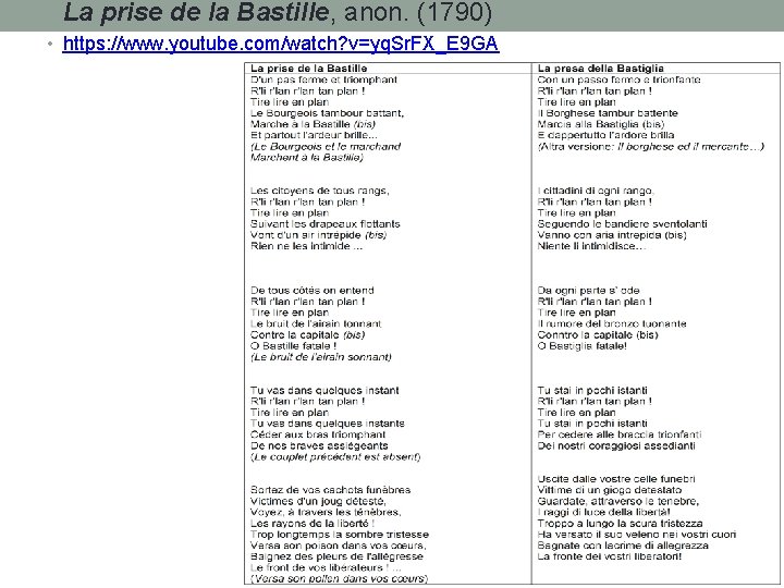  • La prise de la Bastille, anon. (1790) • https: //www. youtube. com/watch?