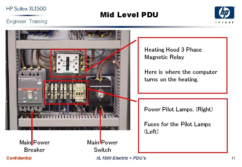 Engineer Training Mid Level PDU Heating Hood 3 Phase Magnetic Relay Here is where