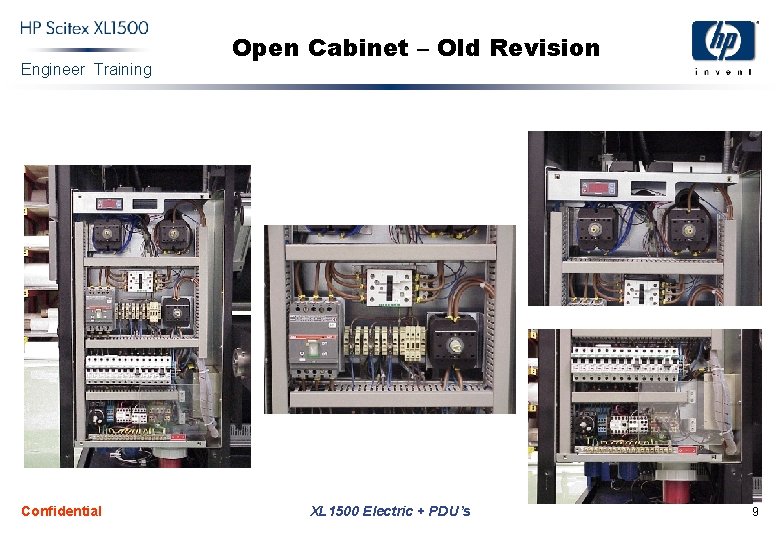 Engineer Training Confidential Open Cabinet – Old Revision XL 1500 Electric + PDU’s 9