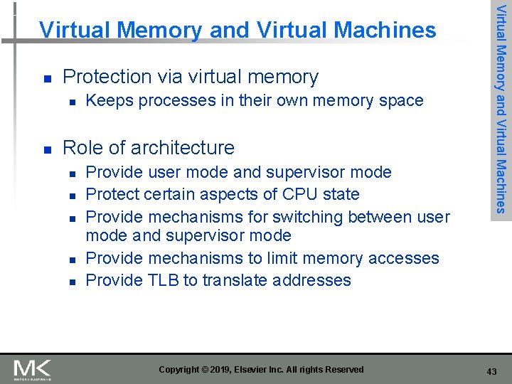 n Protection via virtual memory n n Keeps processes in their own memory space
