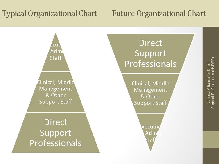 Future Organizational Chart Executive & Admin Staff Direct Support Professionals Clinical, Middle Management &
