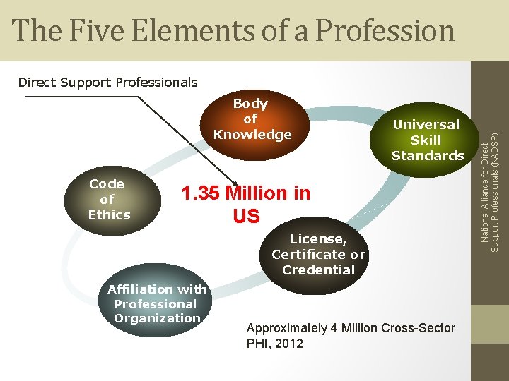 The Five Elements of a Profession Body of Knowledge Code of Ethics Universal Skill
