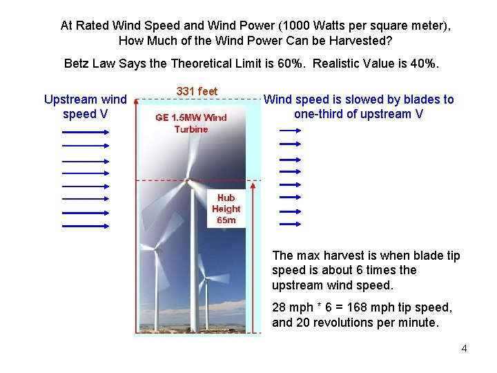 At Rated Wind Speed and Wind Power (1000 Watts per square meter), How Much At Rated Wind Speed and Wind Power (1000 Watts per square meter), How Much