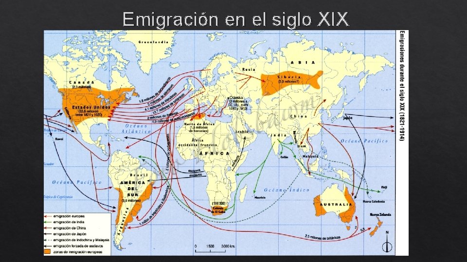 Emigración en el siglo XIX 