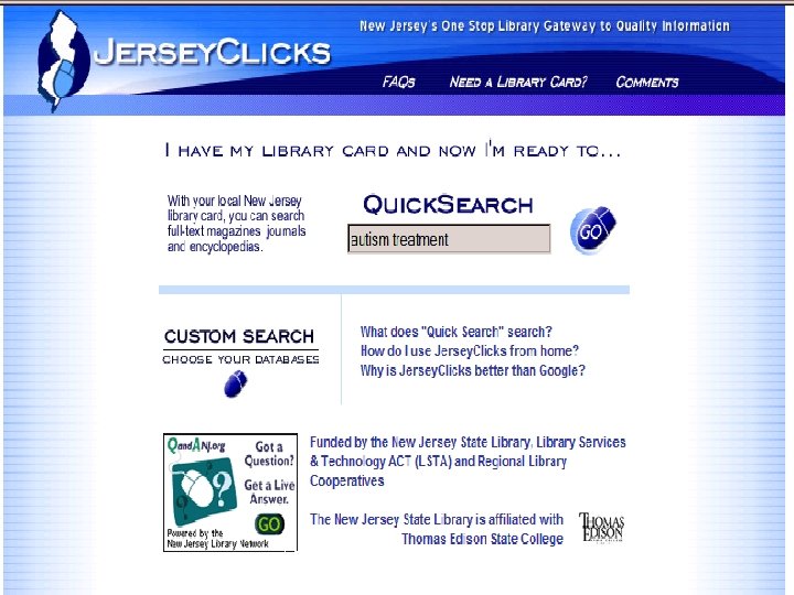 Scherelene Schatz, NJ State Library, Computers in Libraries, March 2005 