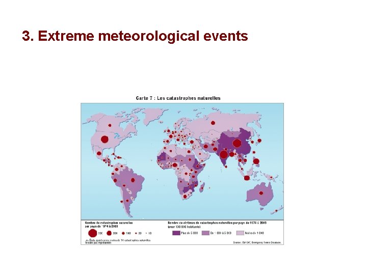3. Extreme meteorological events 