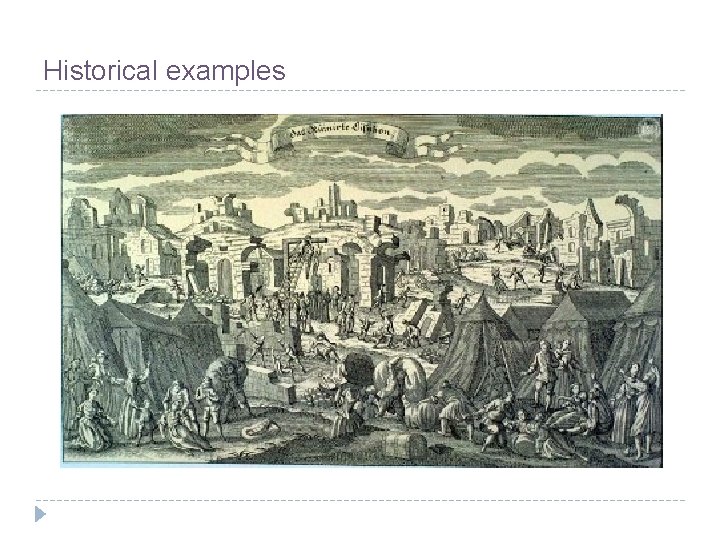 Historical examples 