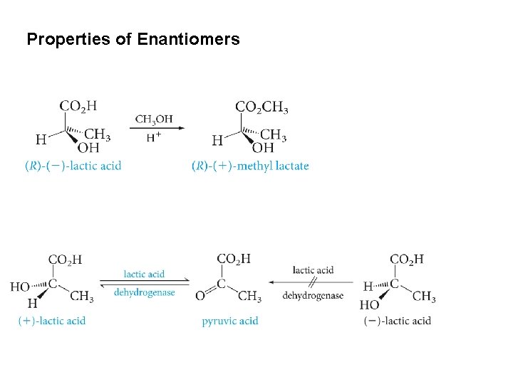 Properties of Enantiomers 
