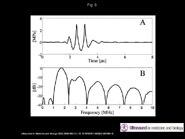 Fig. 8 Ultrasound in Medicine and Biology 2002 2859 -68 DOI: (10. 1016/S 0301