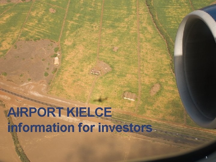 AIRPORT KIELCE information for investors 1 