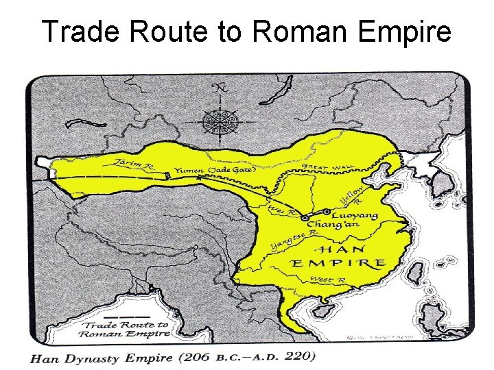 Trade Route to Roman Empire 