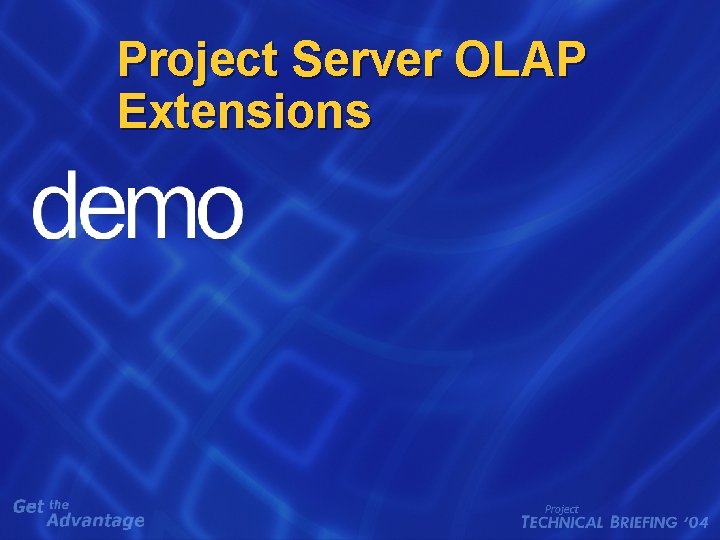 Project Server OLAP Extensions 