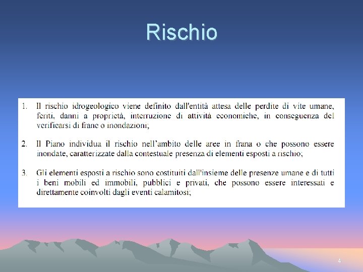 Rischio 4 