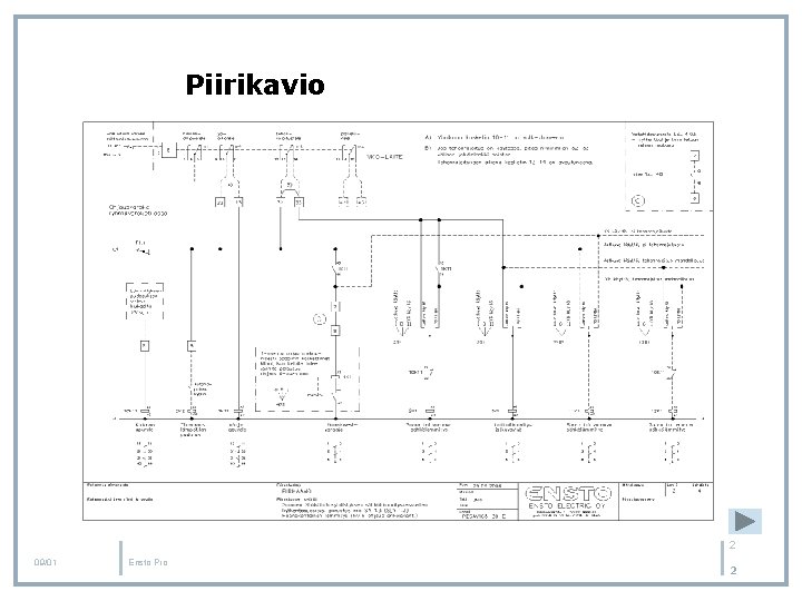 Piirikavio 2 09/01 Ensto Pro 2 