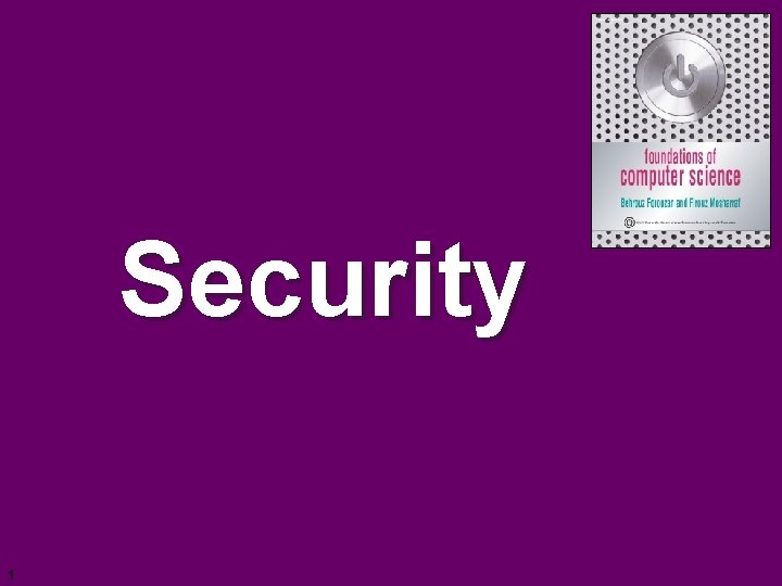 Security 1 