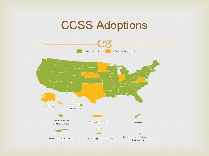 CCSS Adoptions 