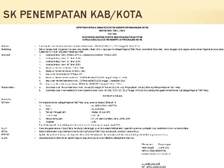 SK PENEMPATAN KAB/KOTA 41 