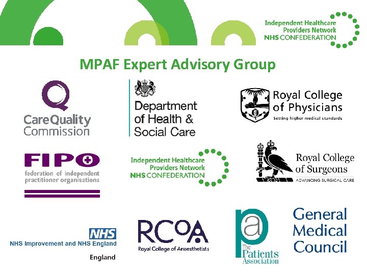 MPAF Expert Advisory Group MPAF Expert Advisory Group