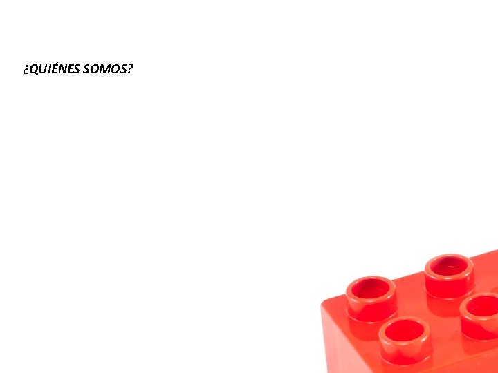¿QUIÉNES SOMOS? 