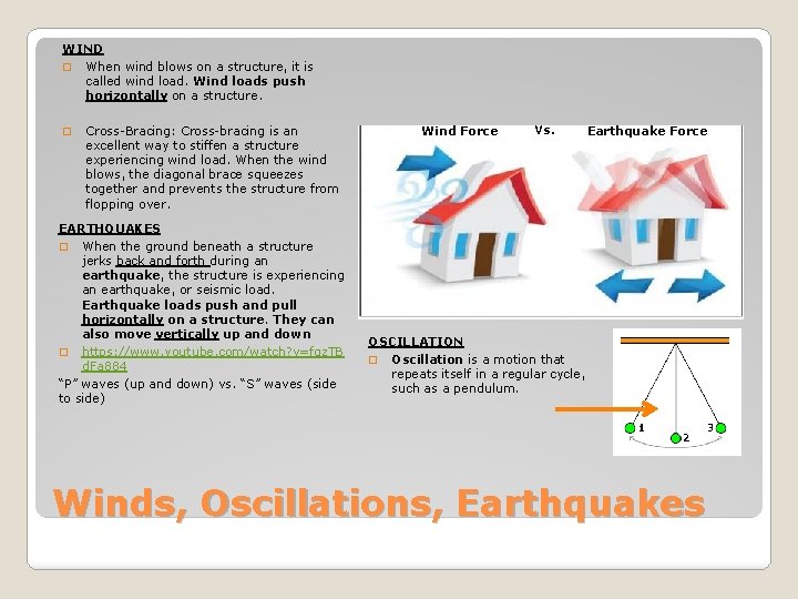 WIND � When wind blows on a structure, it is called wind load. Wind